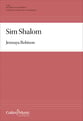 Sim Shalom SATB choral sheet music cover